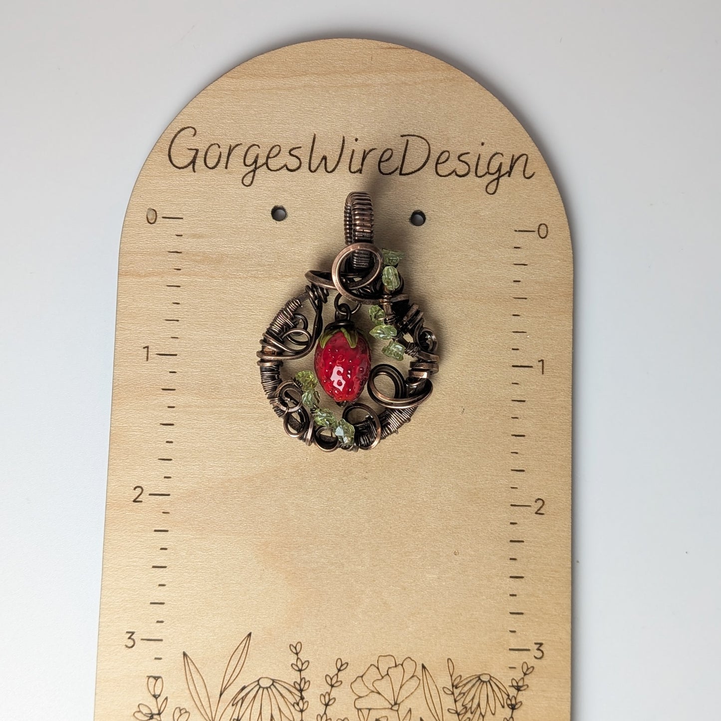 Dangly Strawberry Pendant