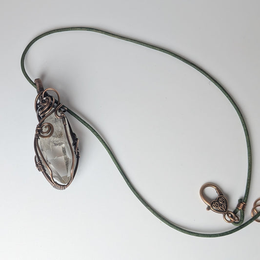 Large Quartz Point Necklace