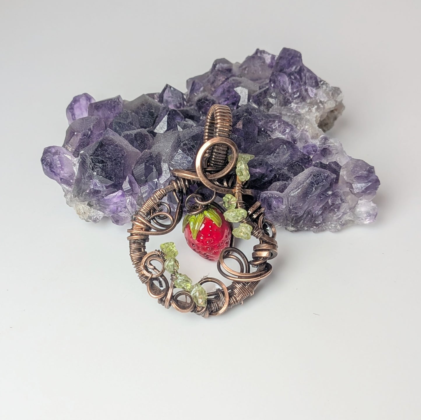 Dangly Strawberry Pendant