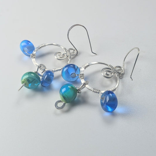 Handmade Lampwork Glass Earrings
