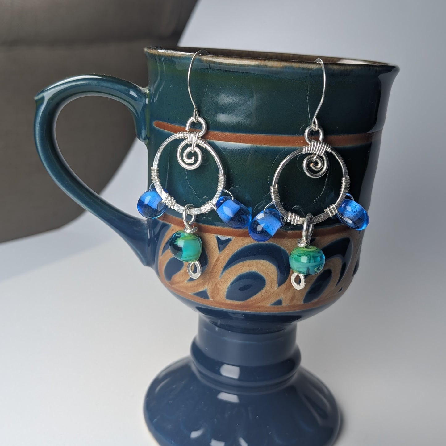 Handmade Lampwork Glass Earrings