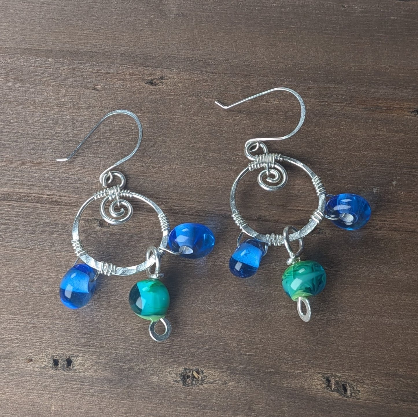 Handmade Lampwork Glass Earrings