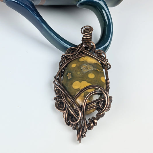 Jasper in Darkened Copper