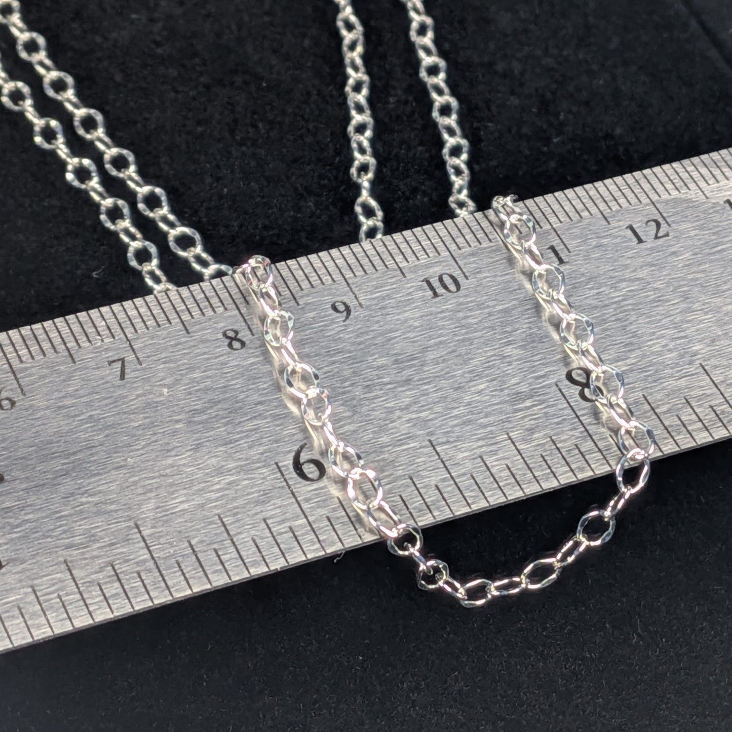 Sterling Silver Chain (18" long) in Necklace Gift Box